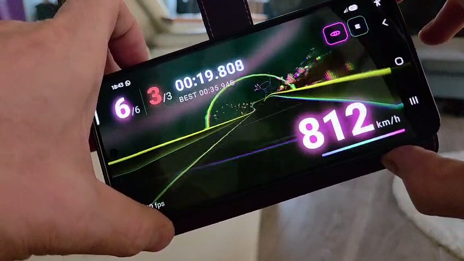 Screenshot of the PsyOut - anti-gravity racer (own product) project website