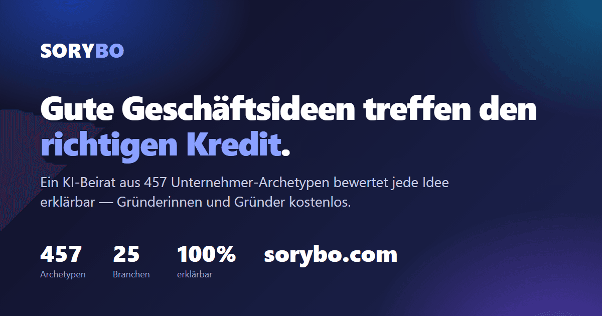 SORYBO — KI-Beirat für Kreditentscheidungen
